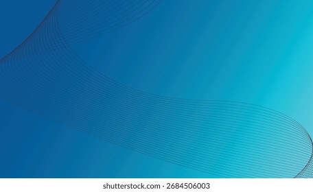 Gradient wave colorful design minimalist style