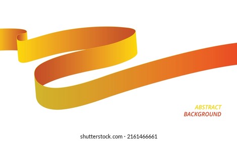gradient wave or curved shape isolated on white vector illustration design background