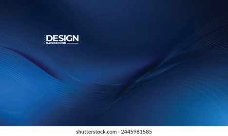 Gradient wave line style background design.