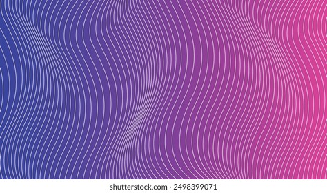 gradient wave pattern background with vibrant color variations. Geometric pattern