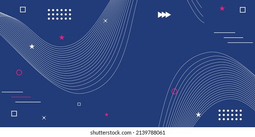 Gradient wave shape background Illustration Vector