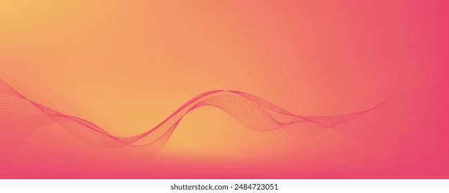 Gradient wave vector background. EPS10