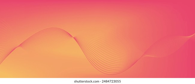 Gradient wave vector background. EPS10
