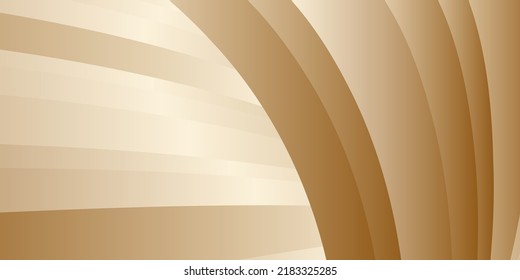 Gradient waves with silk gold glitter. Abstract cover design, banner, background