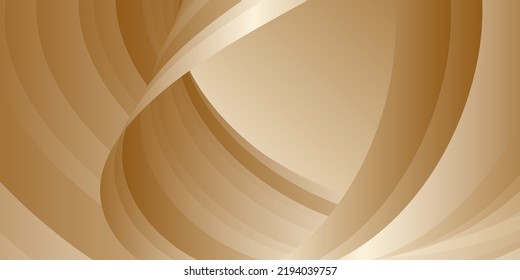 Olas degradadas con brillo de oro de seda. Diseño abstracto de portada, pancarta, fondo