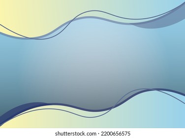 Gradient wavy abstract background. Vector illustration