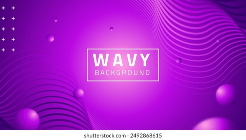 Gradient wavy background vector design in eps 10