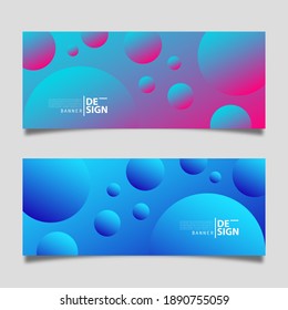 Gradient web banner template best for bussiness card, presentations.