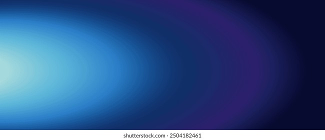 Gradient white blue purple blur background. Abstract colorful composition. Night pattern of space or galaxy, astronomy, planets lights, blank space wall smooth cover.