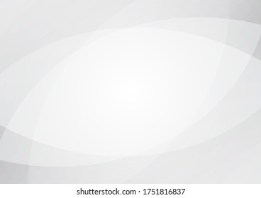 Farbverlauf-weiß-graue abstrakte Kurve Hintergrund glänzende Linien. Vektorgrafik.