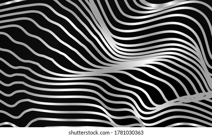 fondo de onda de línea gris degradado, con efectos de resaltado y sombra.