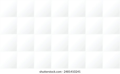 Patrón geométrico cuadrado blanco y gris degradado. fondo abstracto mínimo