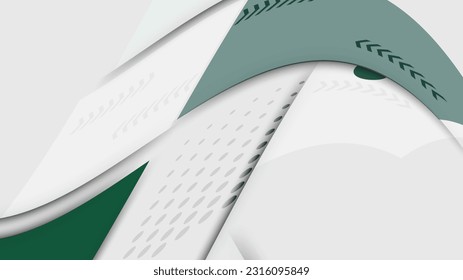 Fondo geométrico verde degradado