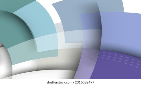 Gradient white monochrome background. Abstract geometric white and purple design.
