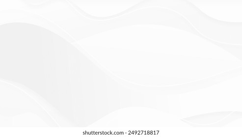 Gradient white monochrome background vector design in eps 10