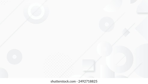 Gradient white monochrome background vector design in eps 10