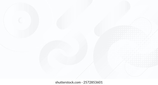 Gradient white monochrome background vector design in eps 10