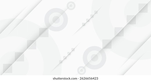 Gradient white monochrome background vector design in eps 10