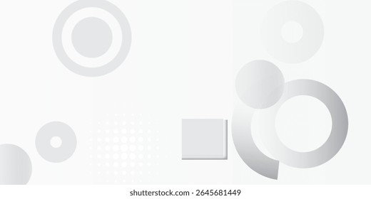 Gradient white monochrome background vector design in eps 10
