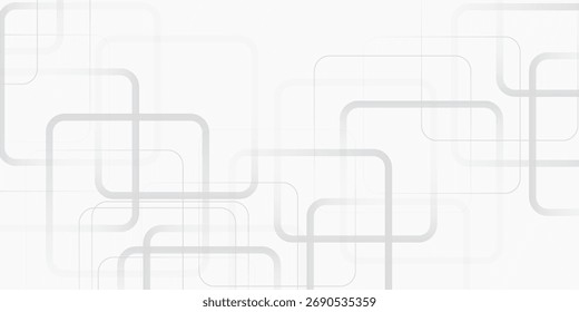 Gradient white monochrome background vector design white liine gray. Modern simple illustrations template