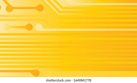 Gradient yellow abstract tech background. vector. eps10.