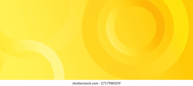 Fondo amarillo degradado. Abstractas fondo amarillo moderno con Elementos circulares.
