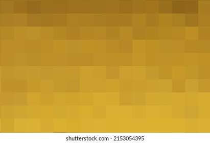 Gradient yellow background. Geometric texture of khaki squares. Abstract sun backdrop. The substrate for branding, calendar, card, screensaver, wallpaper, poster, banner, cover, website