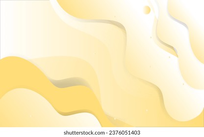 gradient yellow colorful abstract background with wave design