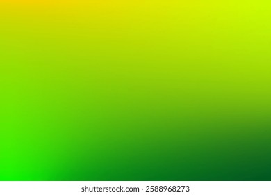 Gradient of Yellow to Green Hues in Vibrant Abstract Design