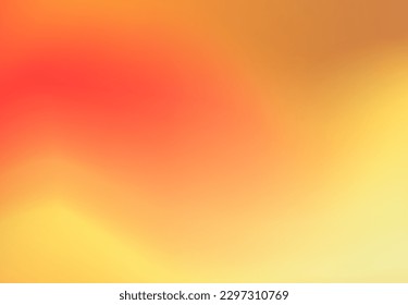 Gradient with Yellow Orange, Brown, Ginger, Carrot colors. Clean and simple blurred background. Banner for advertising your product. Mockup for wallpaper, app, flyer, fons, card, presentation