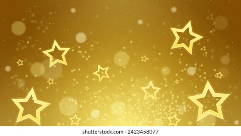 Gradient yellow star background vector design in eps 10