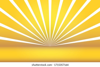 gradient yellow vintage background empty space studio room for display ad product website template wallpaper studio vector illustration,
