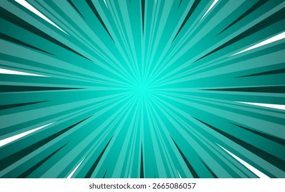 Gradient zoom effect comic background