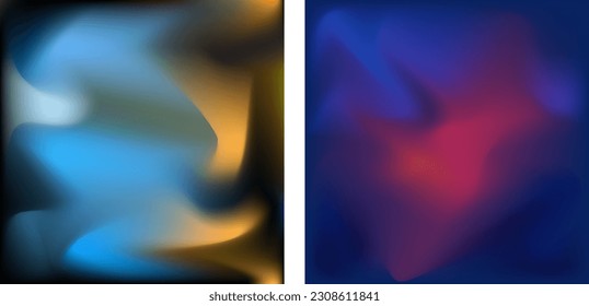 fondo de gradientes con una mezcla de colores frescos y cálidos con gestos de ondas