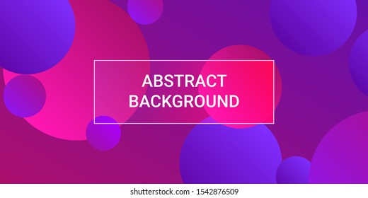 Gradients of balls shapes. Futuristic design of coverages.  Vector geometric illustration. Halftone, 3d. Abstract background of purple, pink gradients beads shapes.