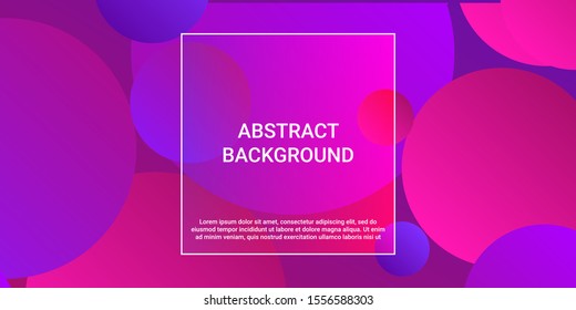 Gradients of balls shapes. Futuristic design of coverages.  Vector geometric illustration. Halftone, 3d. Abstract background of purple, pink gradients beads shapes.