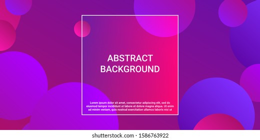 Gradients of balls shapes. Futuristic design of coverages.  Vector geometric illustration. Halftone, 3d. Abstract background of purple, pink gradients beads shapes.