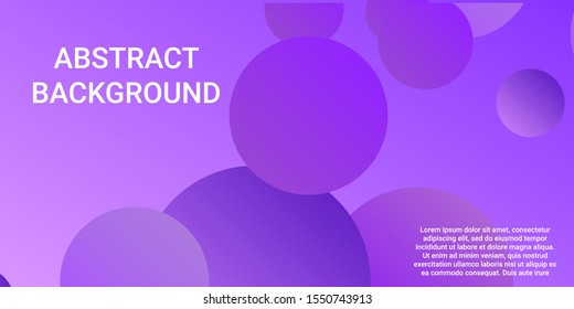 Gradients of balls shapes. Minimal coating design. Vector geometric illustration. Halftone, 3d. Abstract background of purple, pink gradients beads shapes.