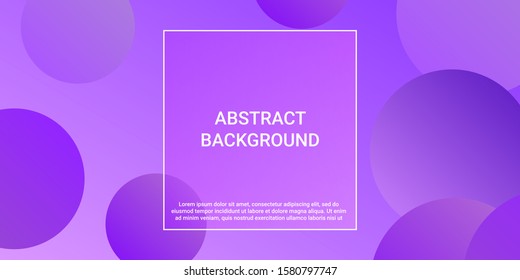 Gradients of balls shapes. Minimal coating design. Vector geometric illustration. Halftone, 3d. Abstract background of purple, pink gradients beads shapes.