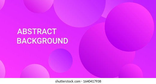 Gradients of balls shapes. Minimal coating design. Vector geometric illustration. Halftone, 3d. Abstract background of purple, pink gradients beads shapes.