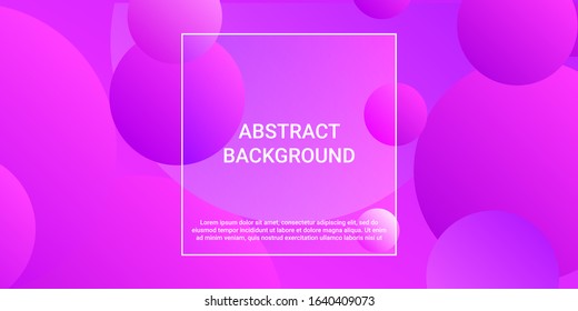 Gradients of balls shapes. Modern design of coverages. Vector geometric illustration. Halftone, 3d. Abstract background of purple, pink gradients beads shapes.