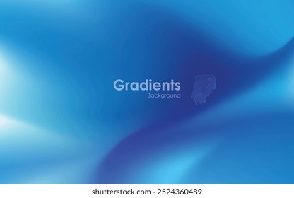 Gradientes de fondo abstracto azul y blanco