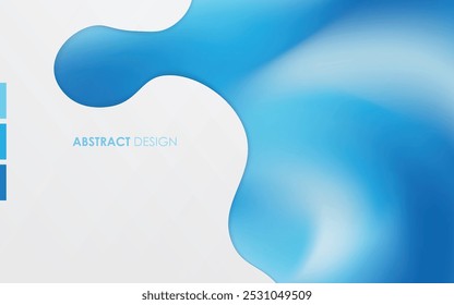 gradients blue with white abstract background