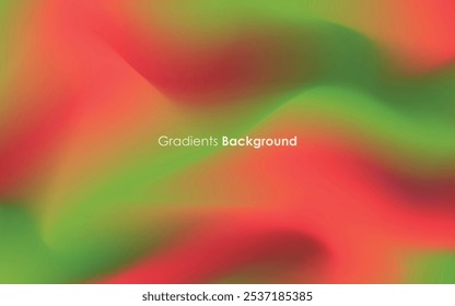 gradients green and red color background