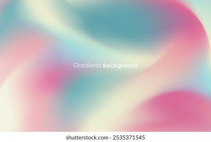 gradients green, yellow and pink color light background