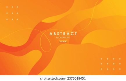 Gradients orange colorful fluid shapes background