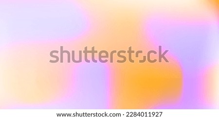 GradientY2K. Vector. Pastel tones. Orange and blue colors. Suitable as a template for social networks, banners, business cards.