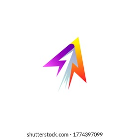 plantilla de diseño de logotipo de flecha de clasificación