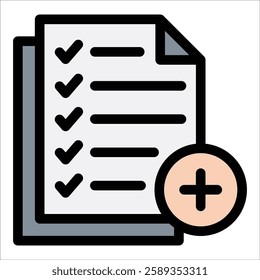 Grading Icon Element For Design