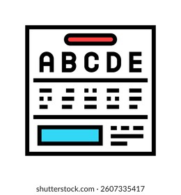 grading system education platform color icon vector. grading system education platform sign. isolated symbol illustration